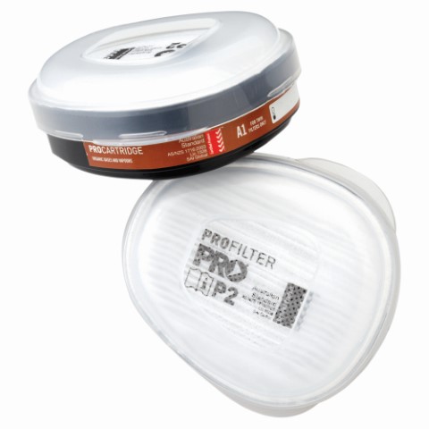 PRO FILTER CARTRIDGE A1P2 SUITS HMTPM HALF MASK 